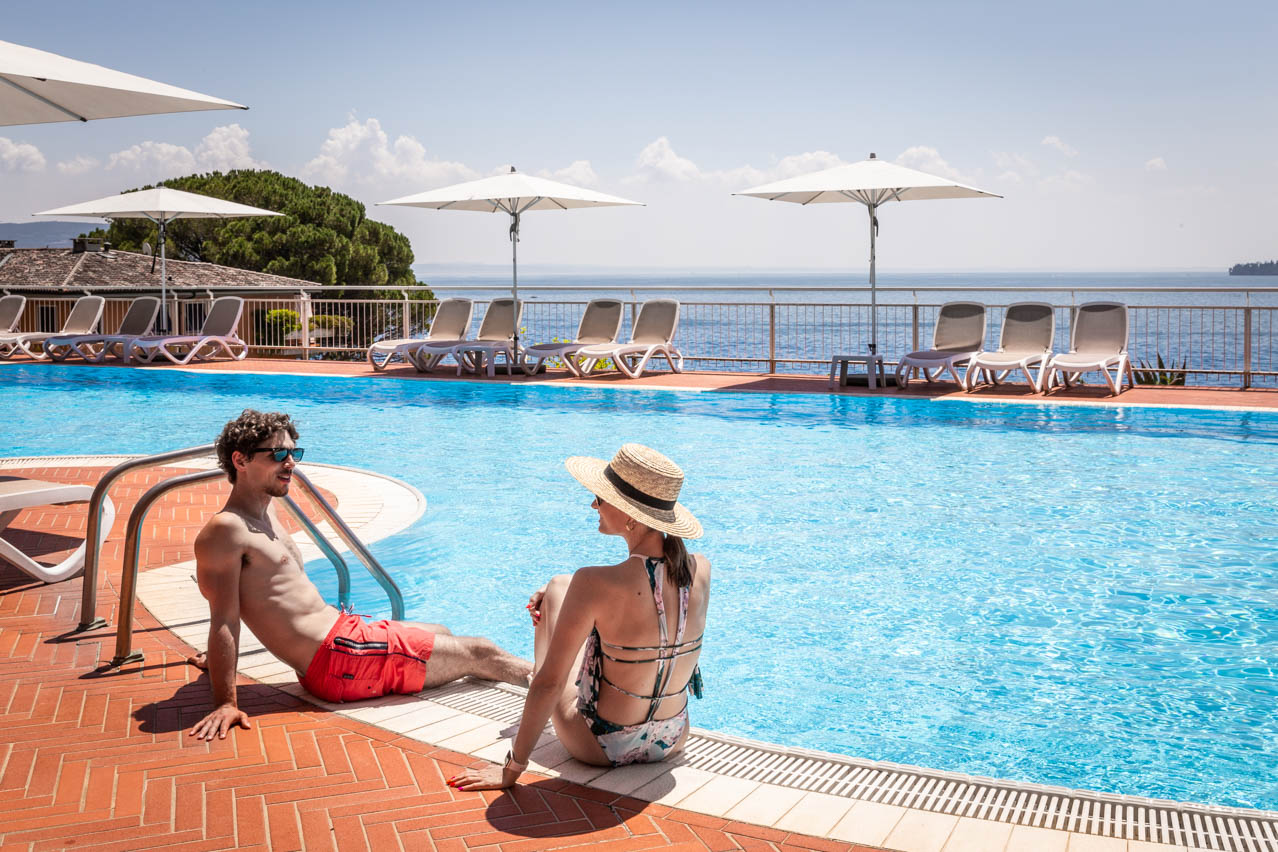 Hotel mit Panorama-Schwimmbad am Gardasee